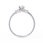 Eternal Knot Diamond Ring