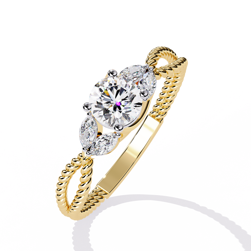 Eternal Knot Diamond Ring