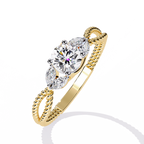Eternal Knot Diamond Ring