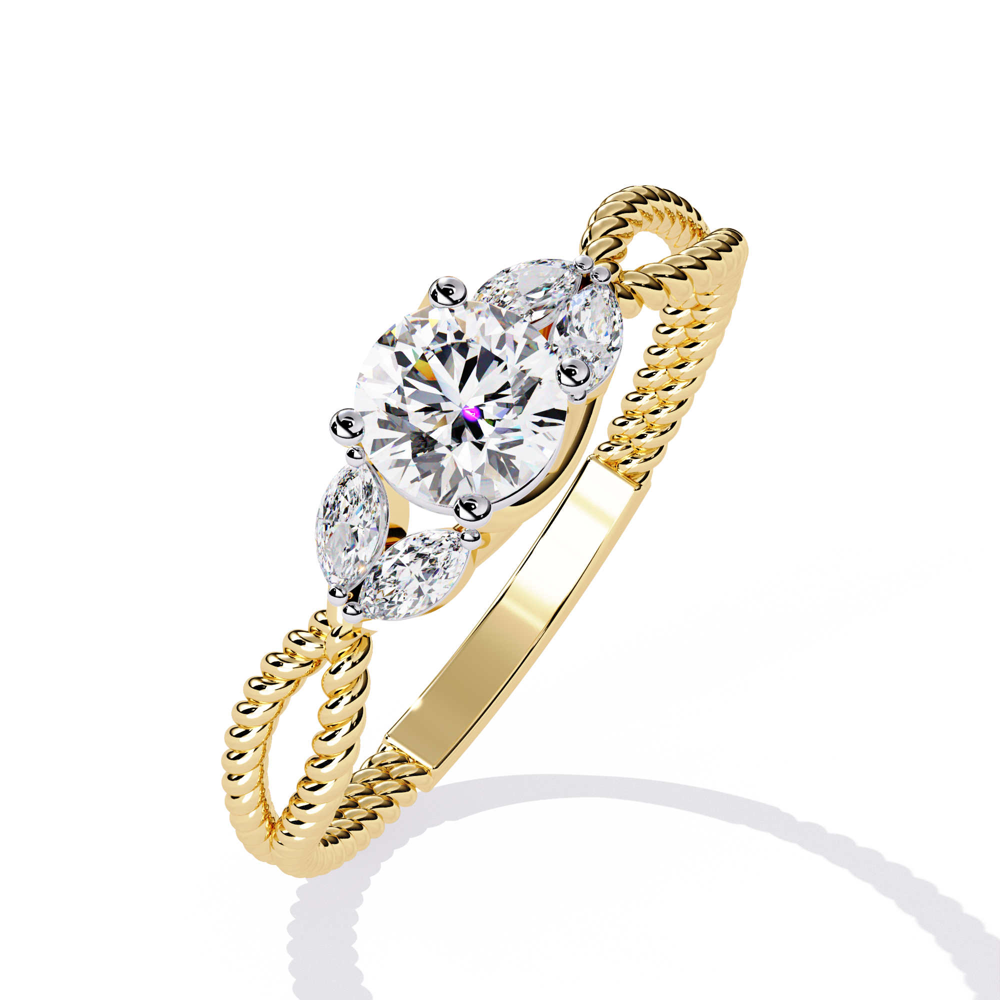 Eternal Knot Diamond Ring