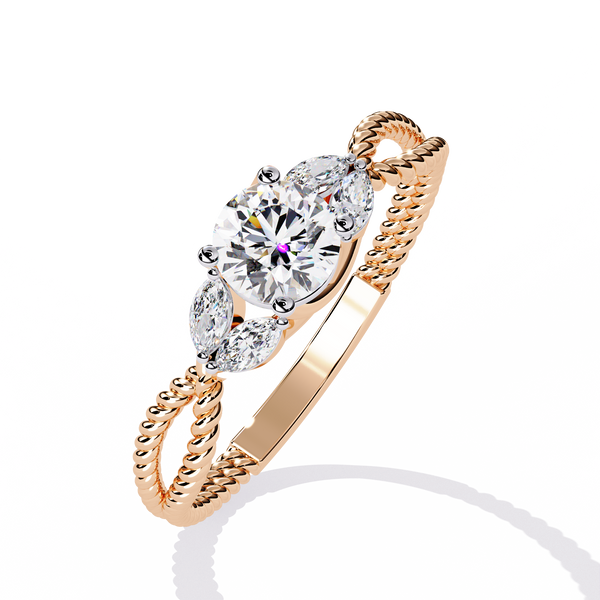 Eternal Knot Diamond Ring