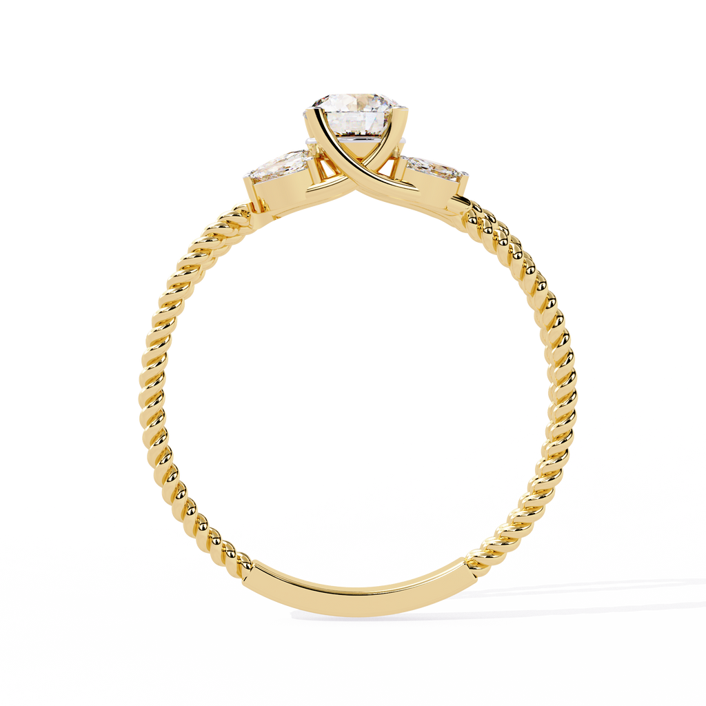 Eternal Knot Diamond Ring