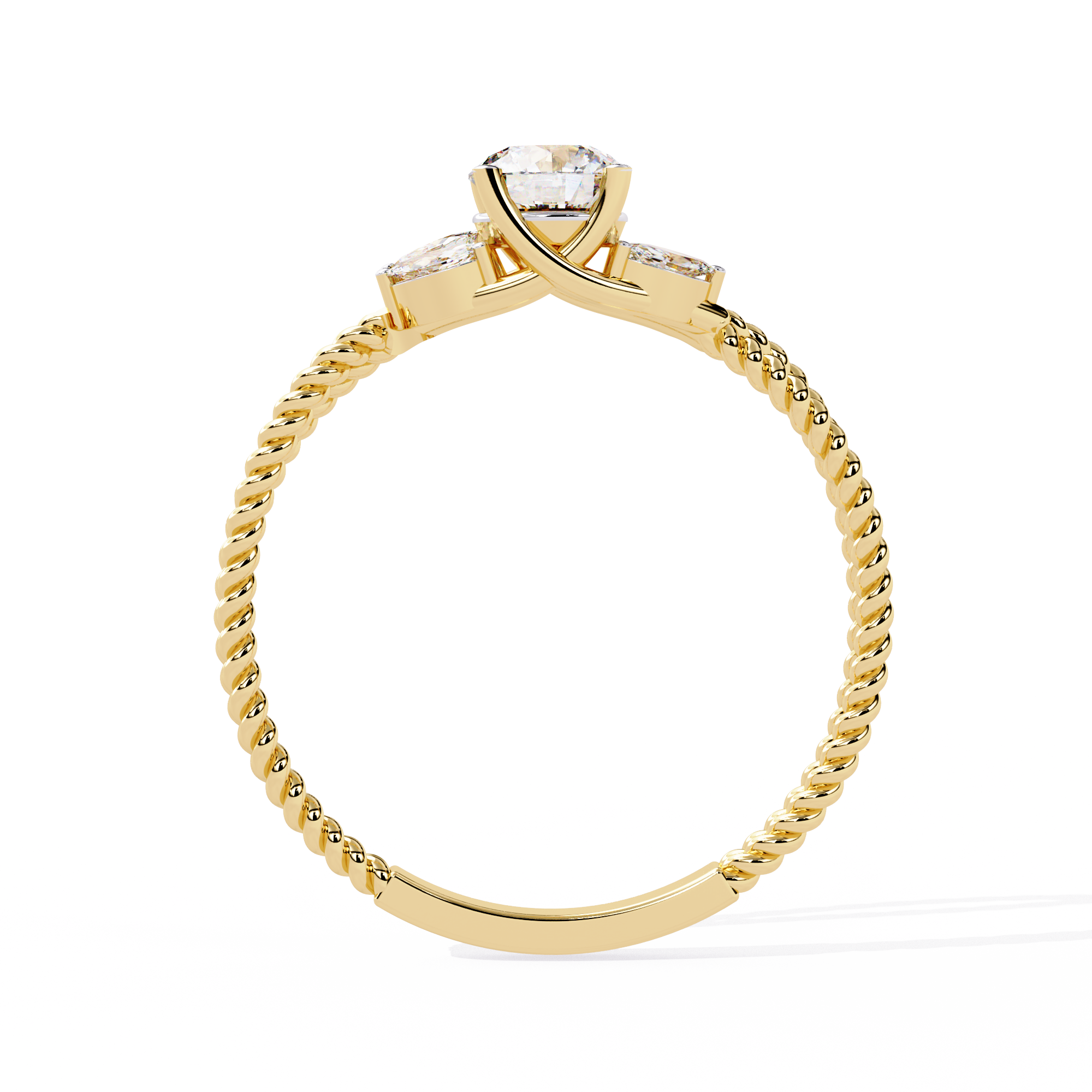Eternal Knot Diamond Ring