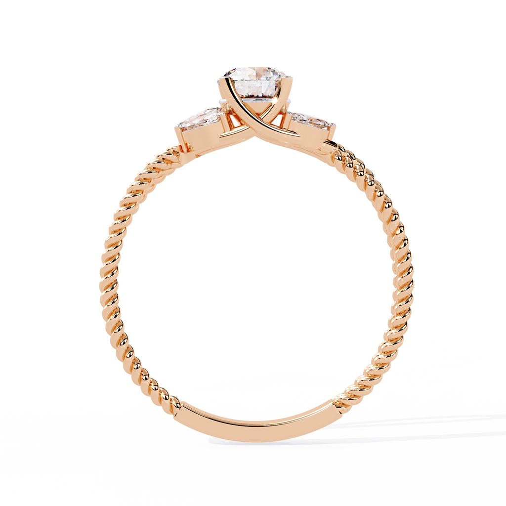 Eternal Knot Diamond Ring