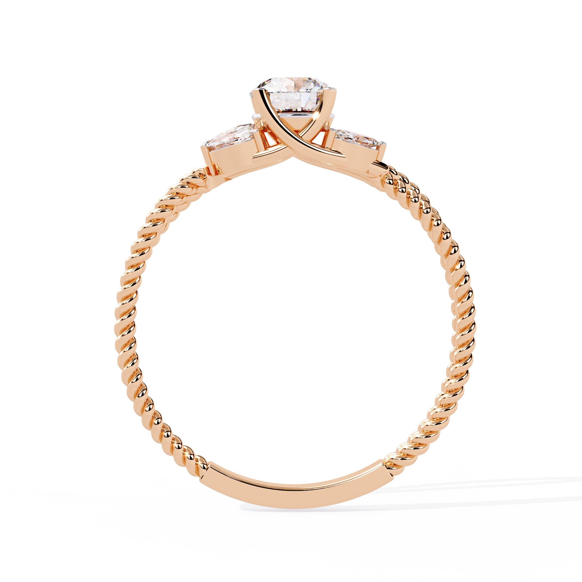 Eternal Knot Diamond Ring