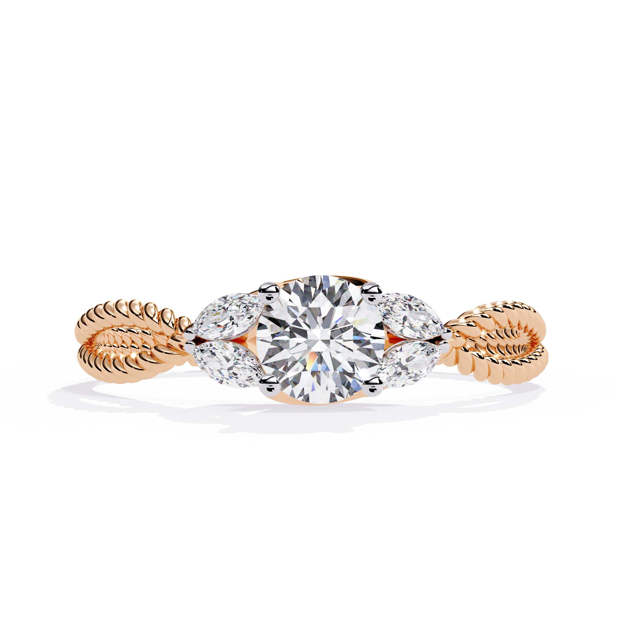 Eternal Knot Diamond Ring