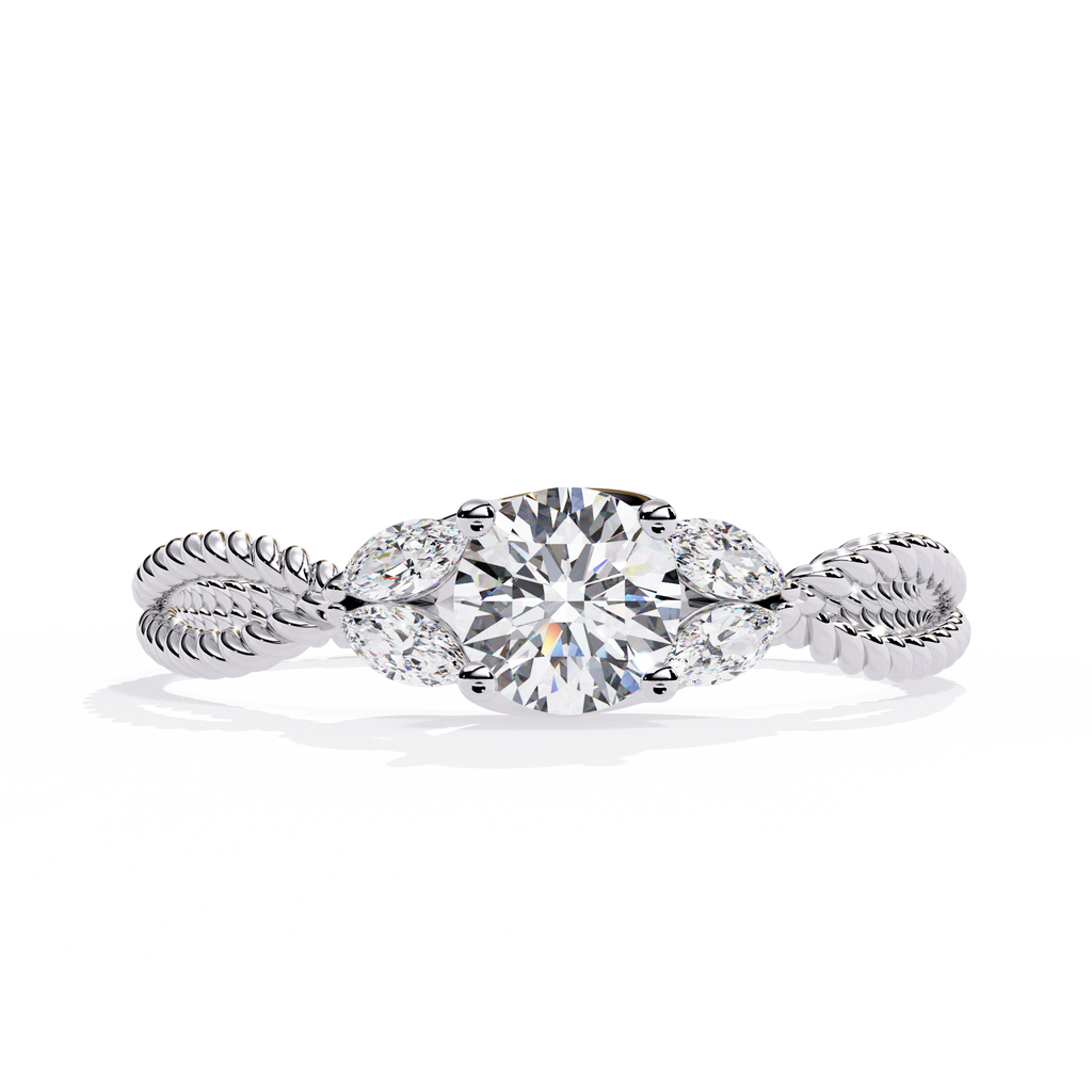 Eternal Knot Diamond Ring