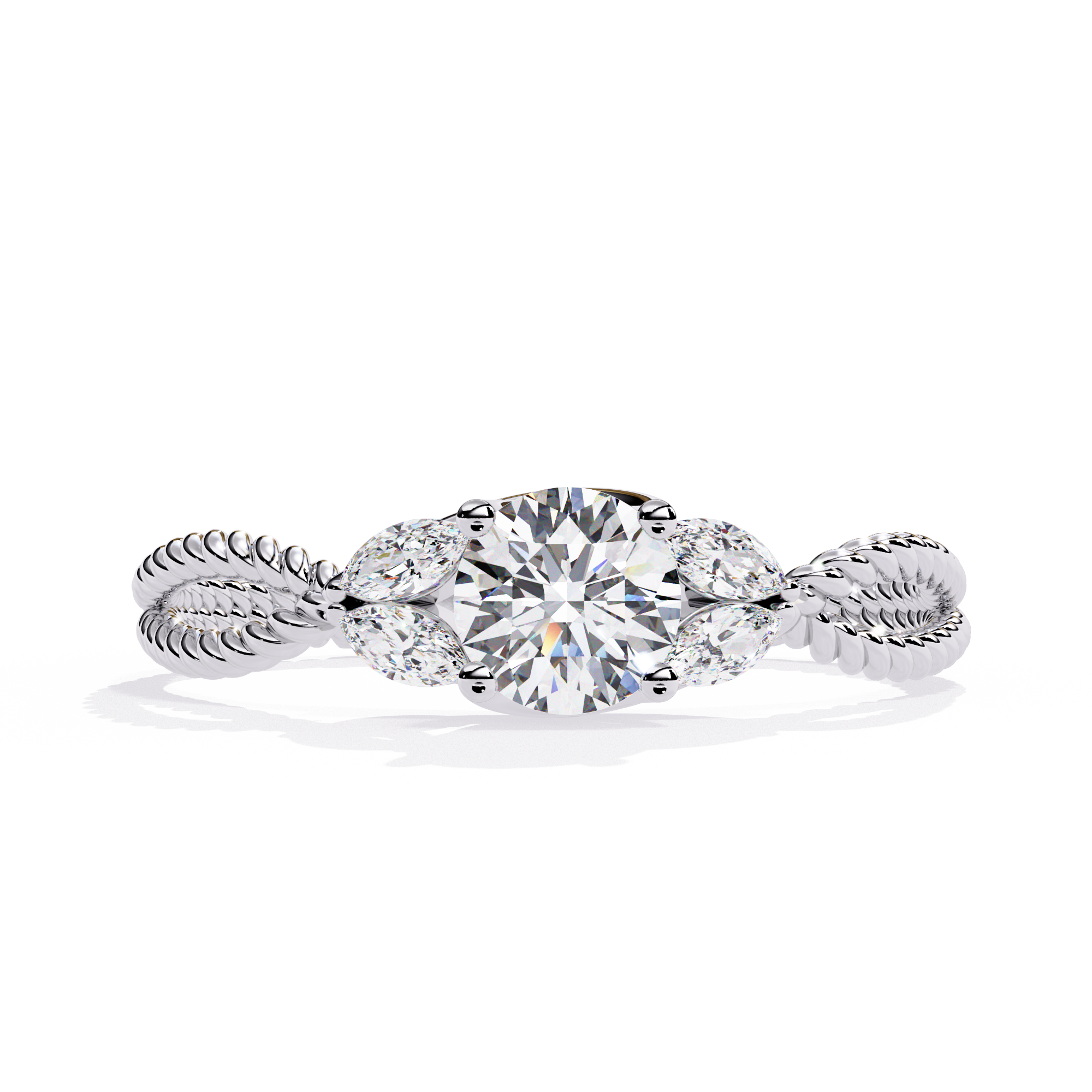 Eternal Knot Diamond Ring