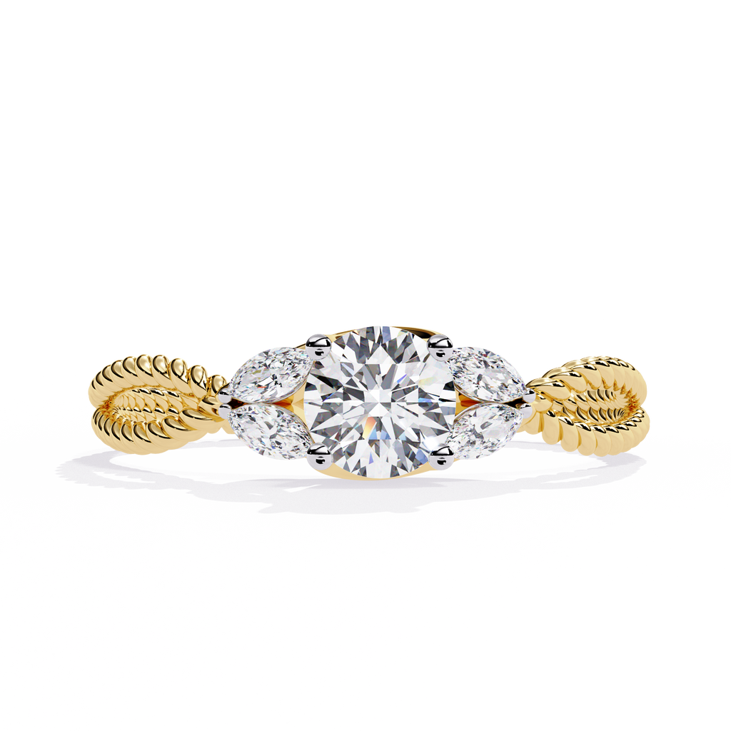Eternal Knot Diamond Ring