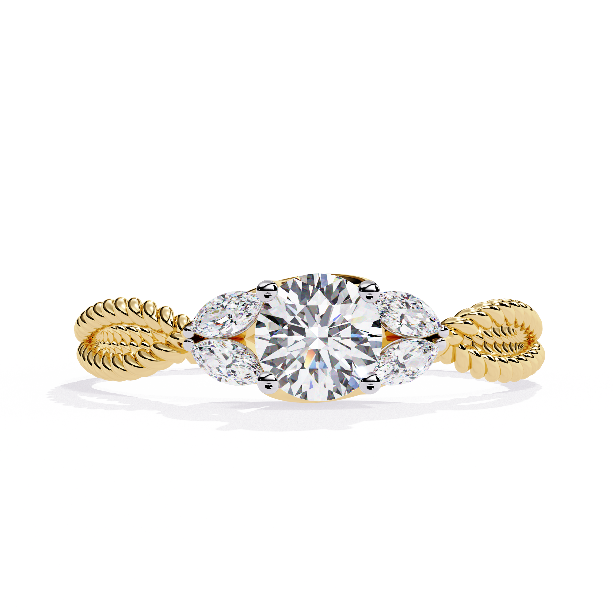 Eternal Knot Diamond Ring