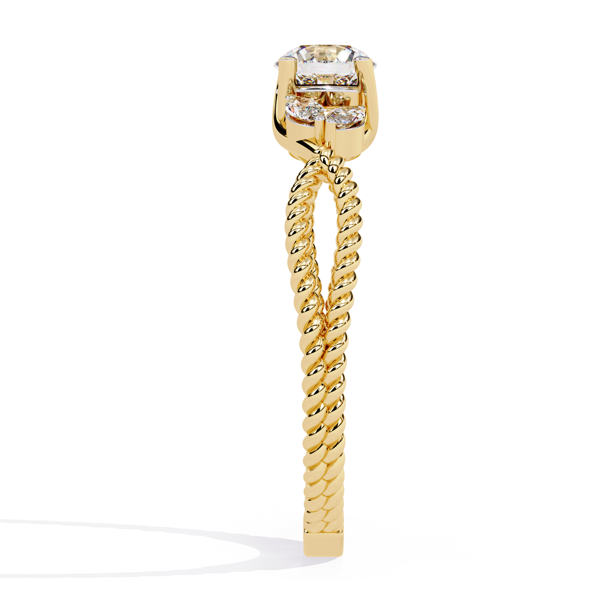 Eternal Knot Diamond Ring