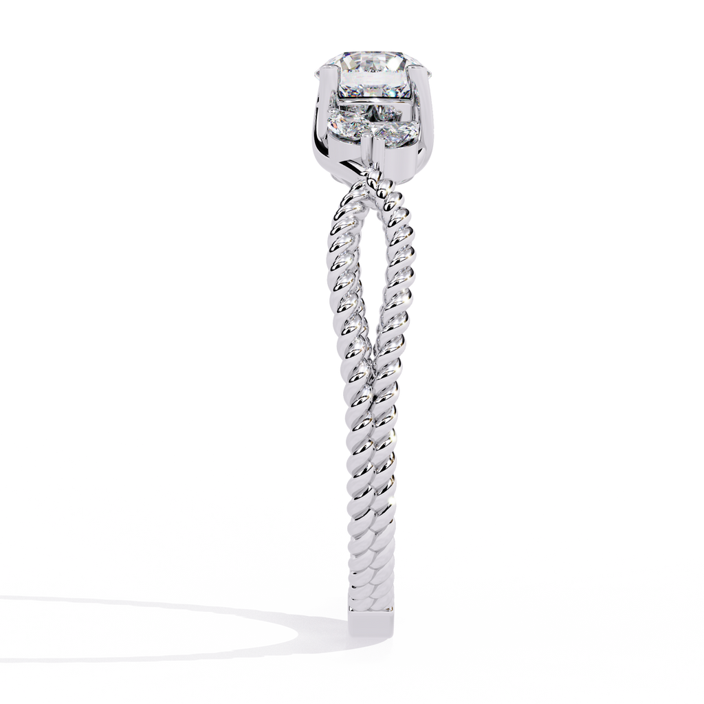 Eternal Knot Diamond Ring