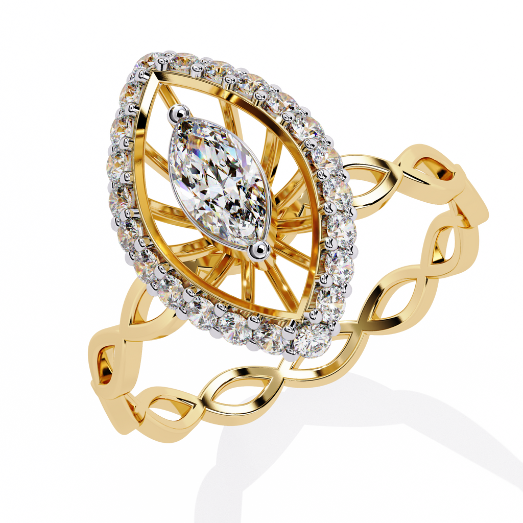 Vintage Spinner Diamond Ring