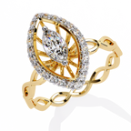Vintage Spinner Diamond Ring