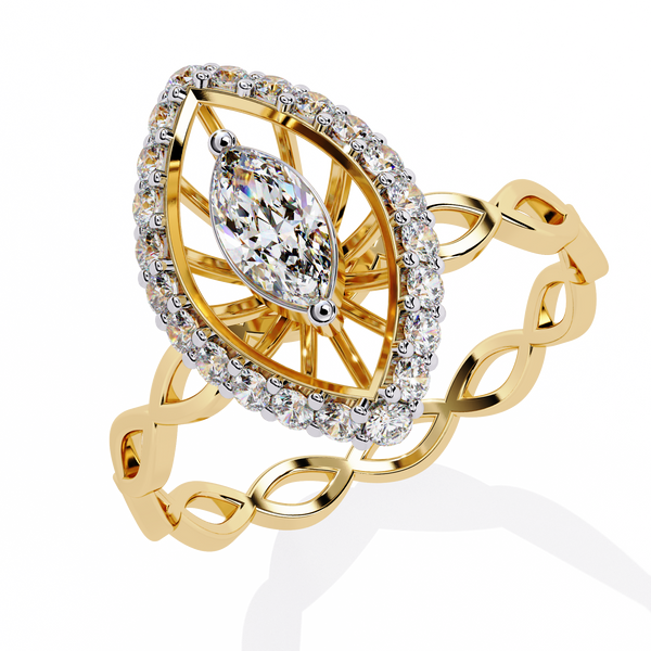 Vintage Spinner Diamond Ring