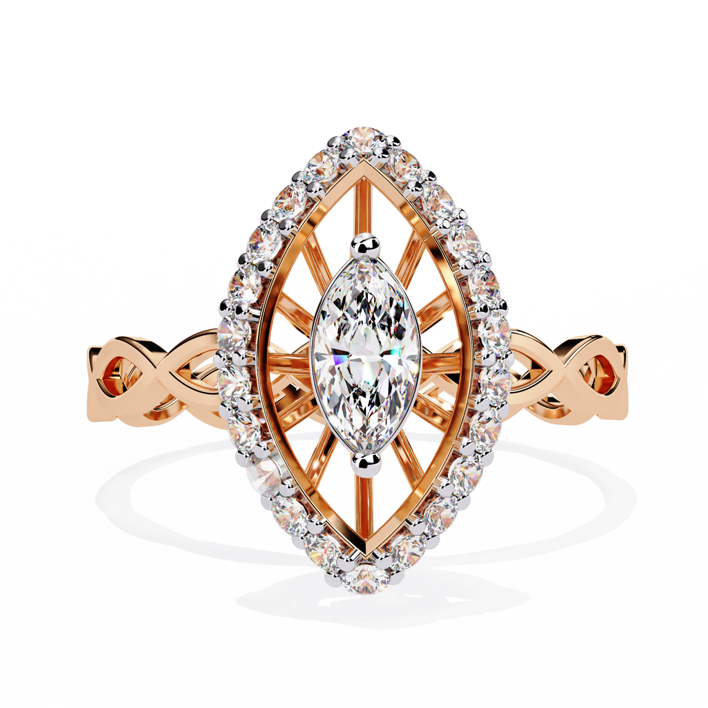 Vintage Spinner Diamond Ring