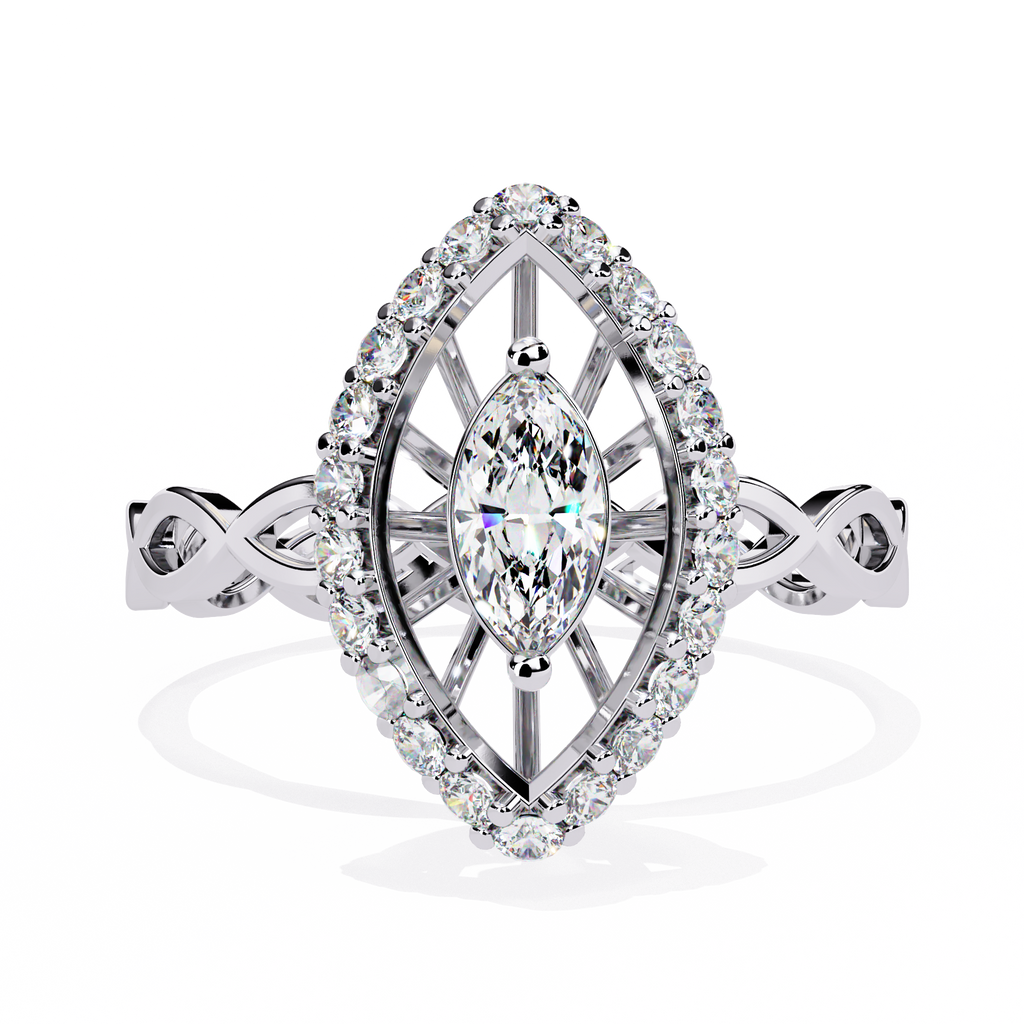 Vintage Spinner Diamond Ring