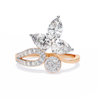 Floral Sparkle Diamond Ring