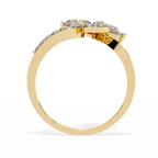 Floral Sparkle Diamond Ring