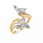 Butterfly Wings Diamond Ring