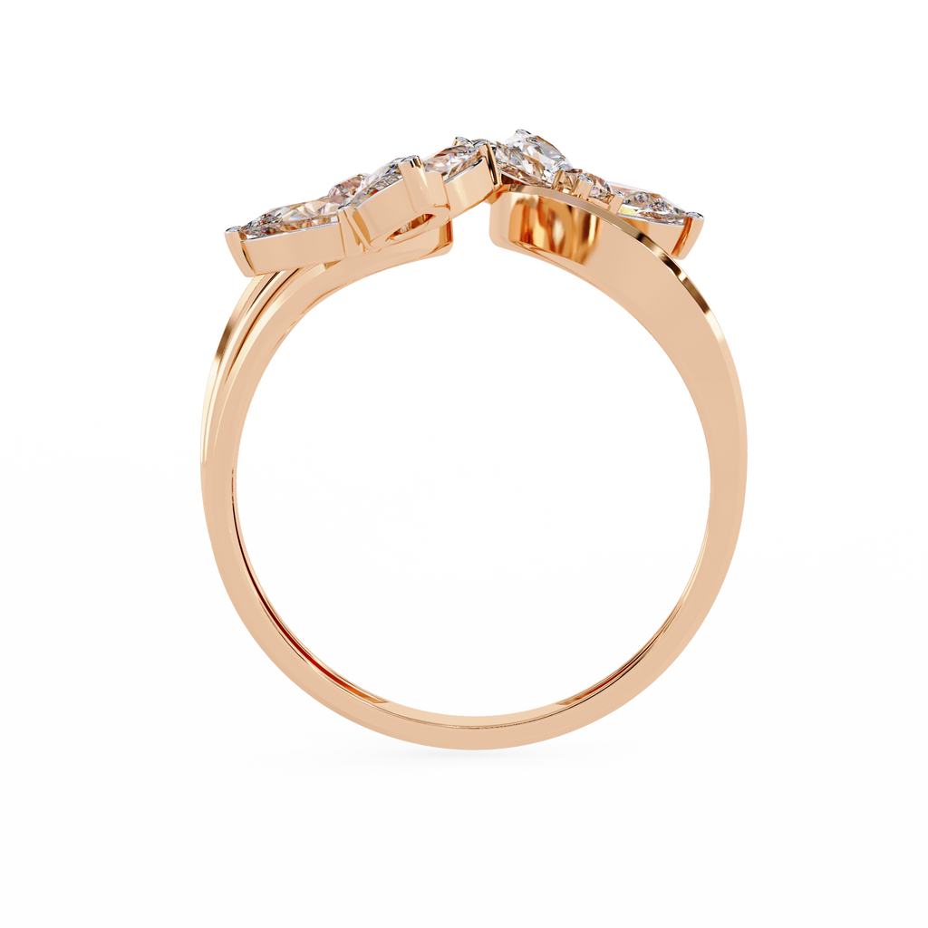 Butterfly Wings Diamond Ring