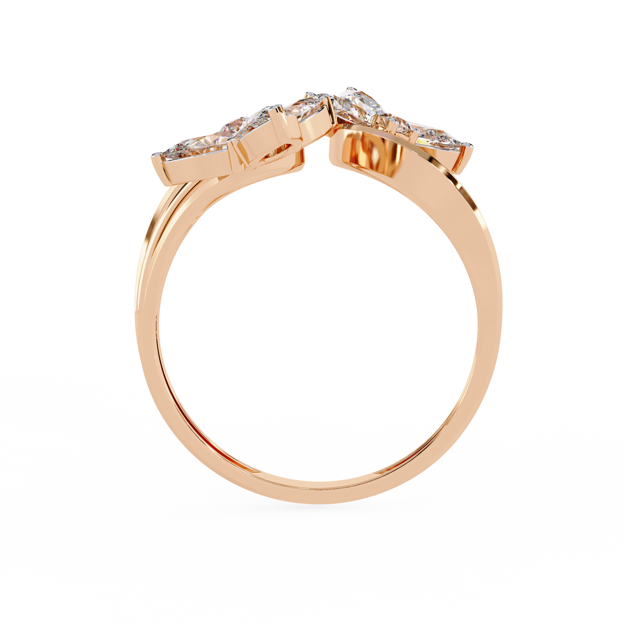 Butterfly Wings Diamond Ring