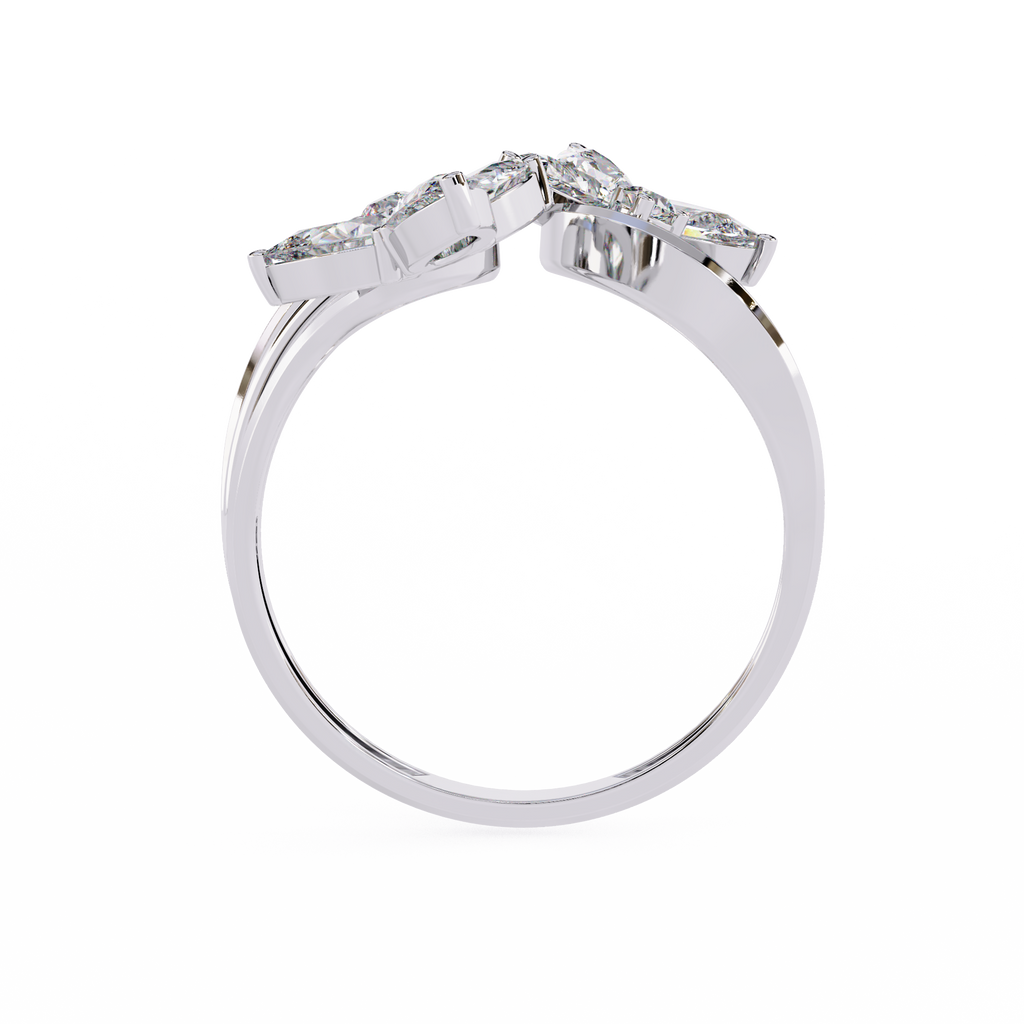 Butterfly Wings Diamond Ring