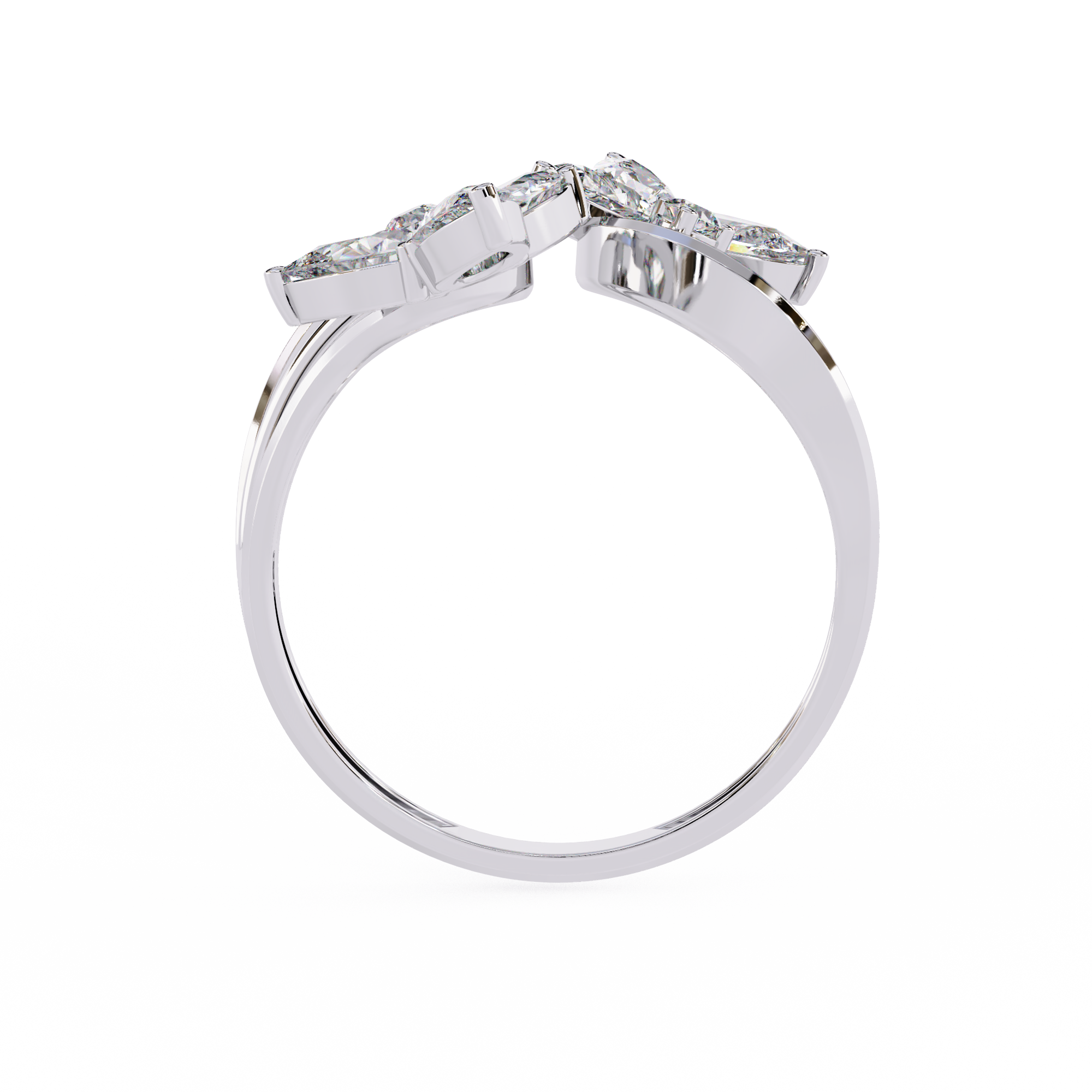 Butterfly Wings Diamond Ring