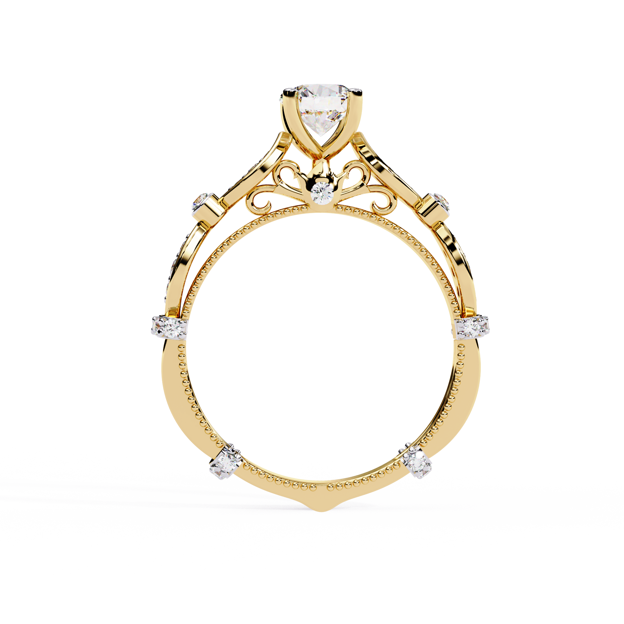 Floral Antique Ring