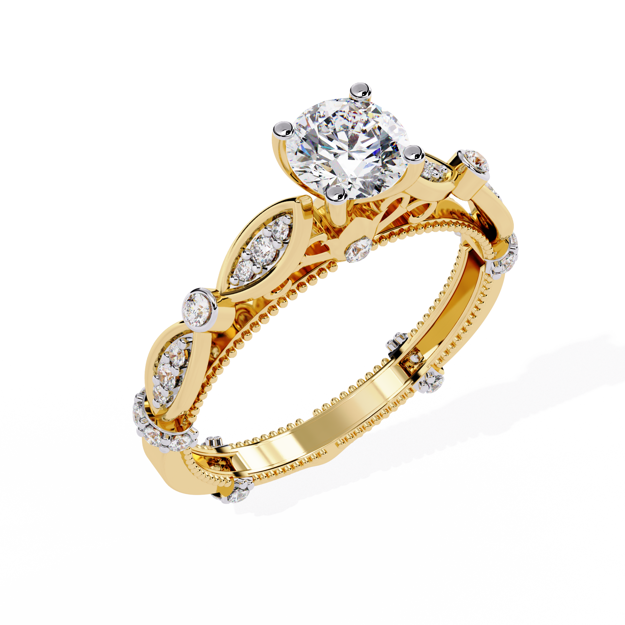 Floral Antique Ring