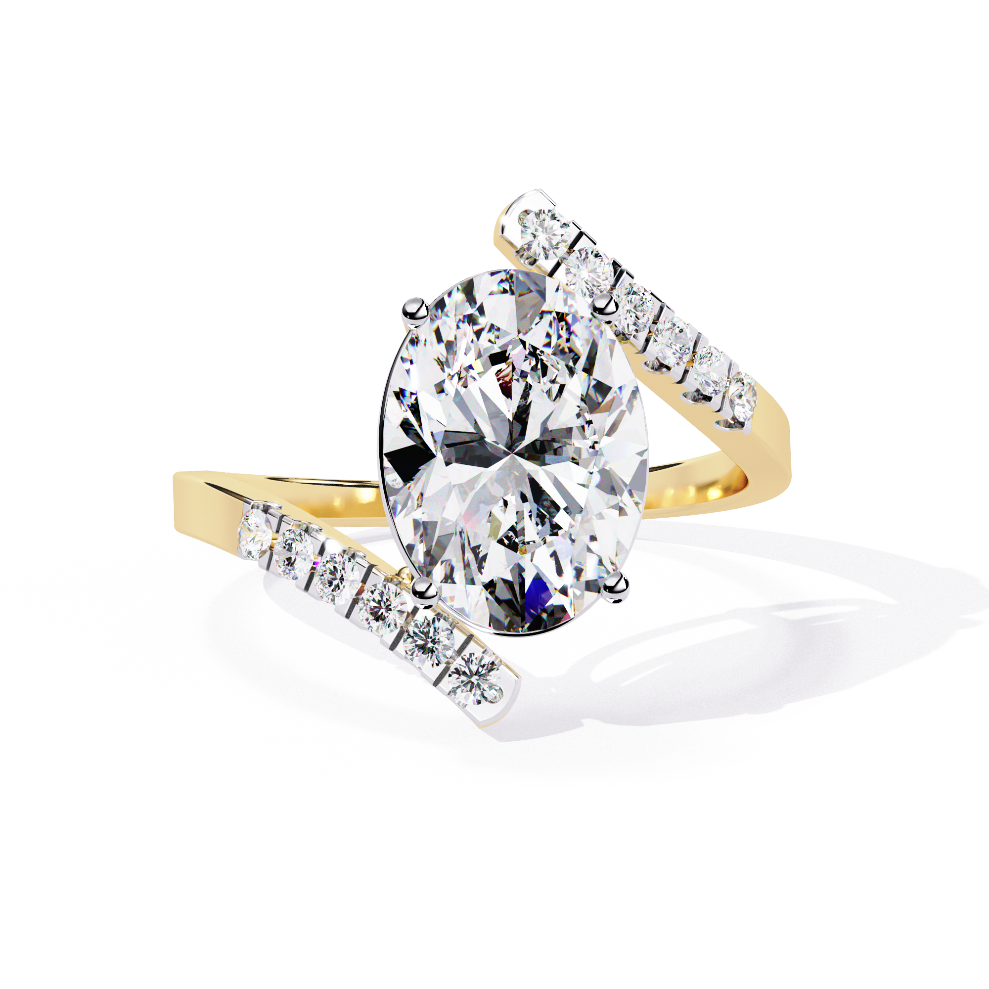 Oval Divine Diamond Ring