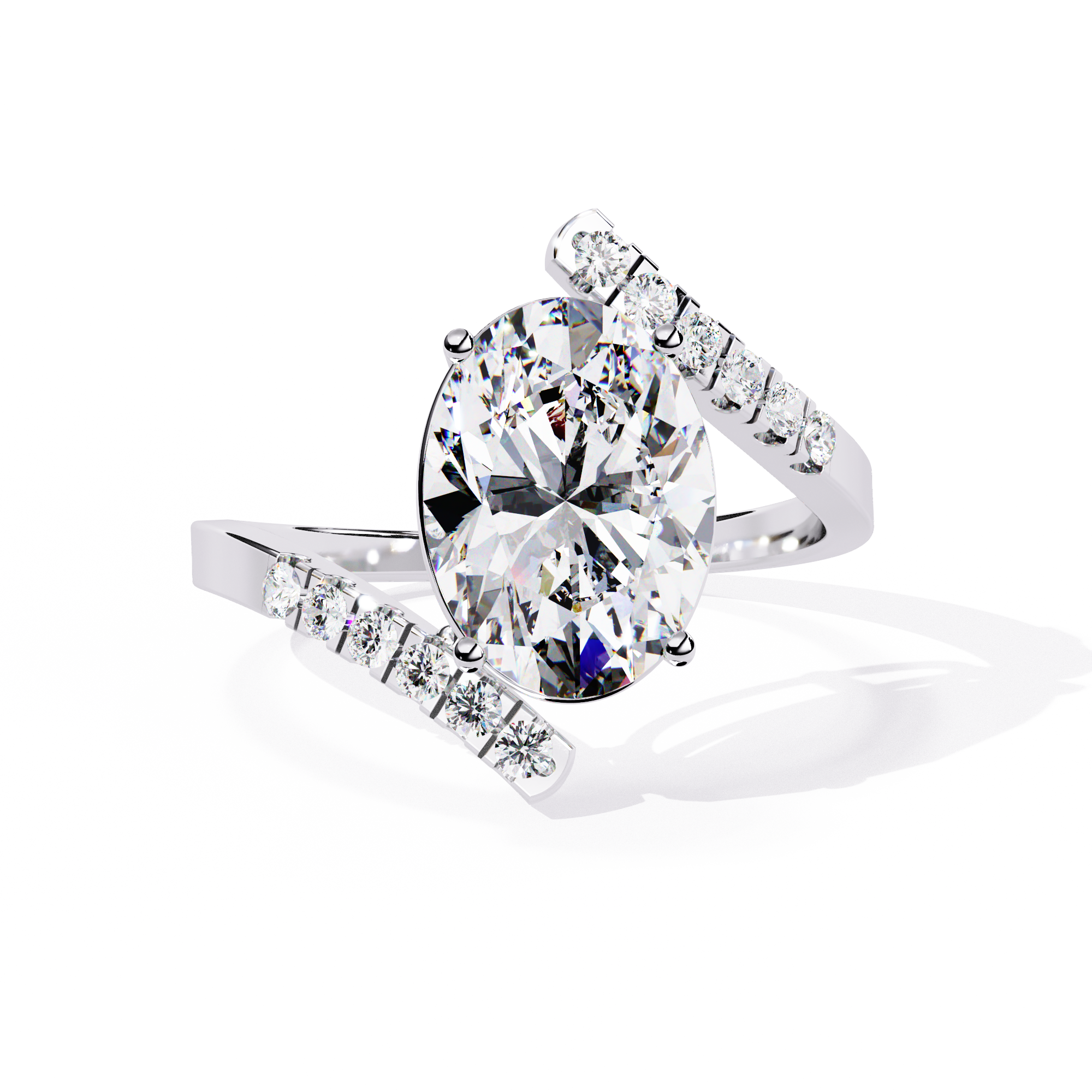 Oval Divine Diamond Ring