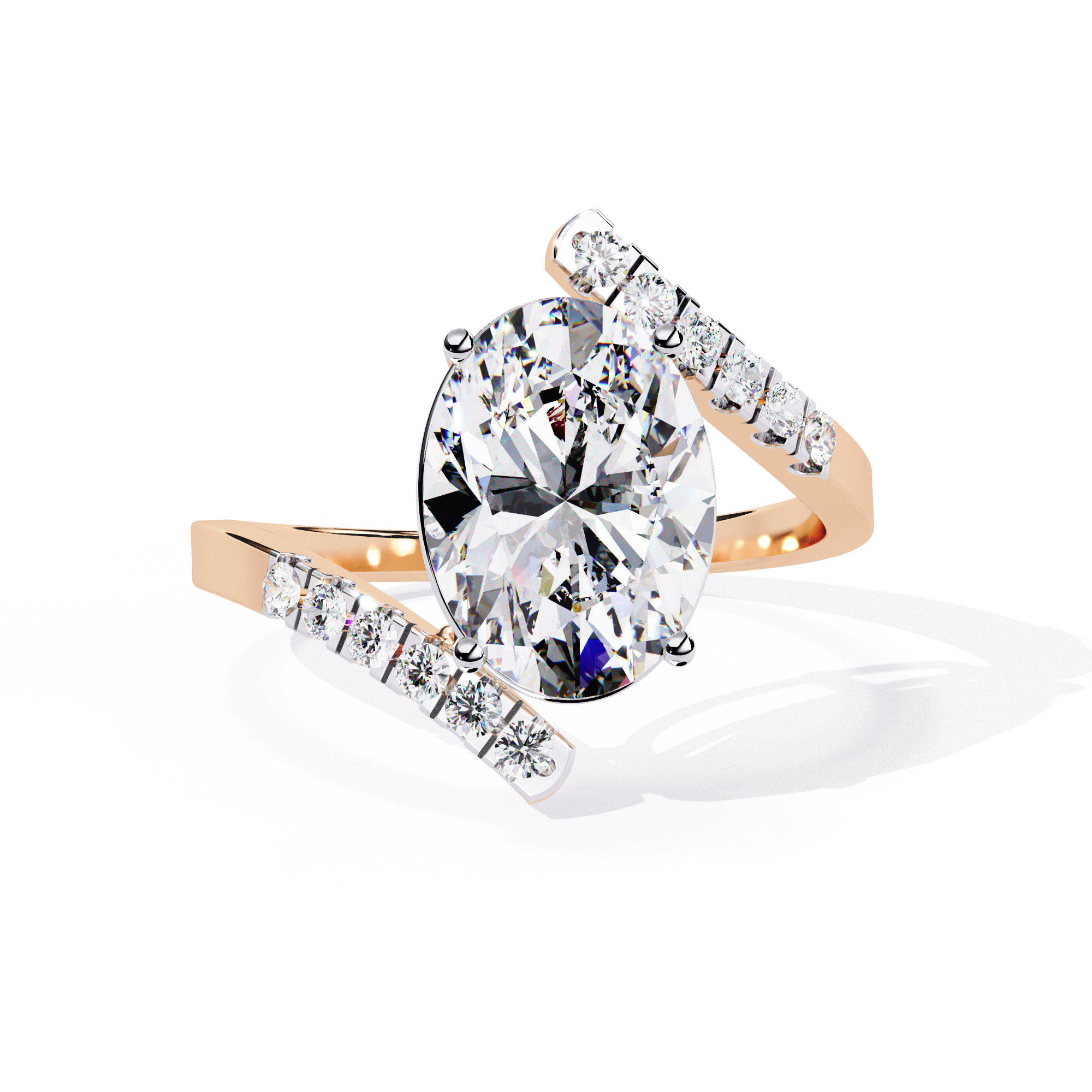Oval Divine Diamond Ring