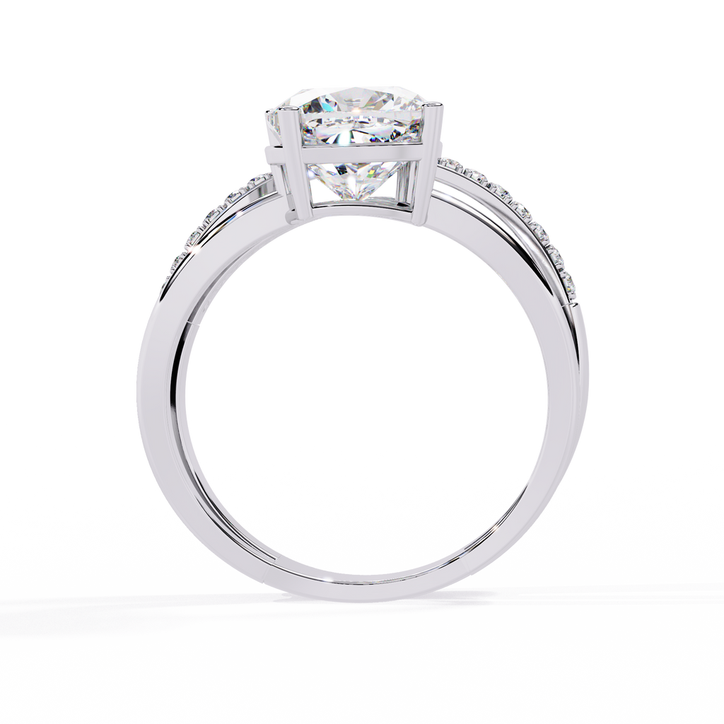 Cushion Glow Diamond Ring