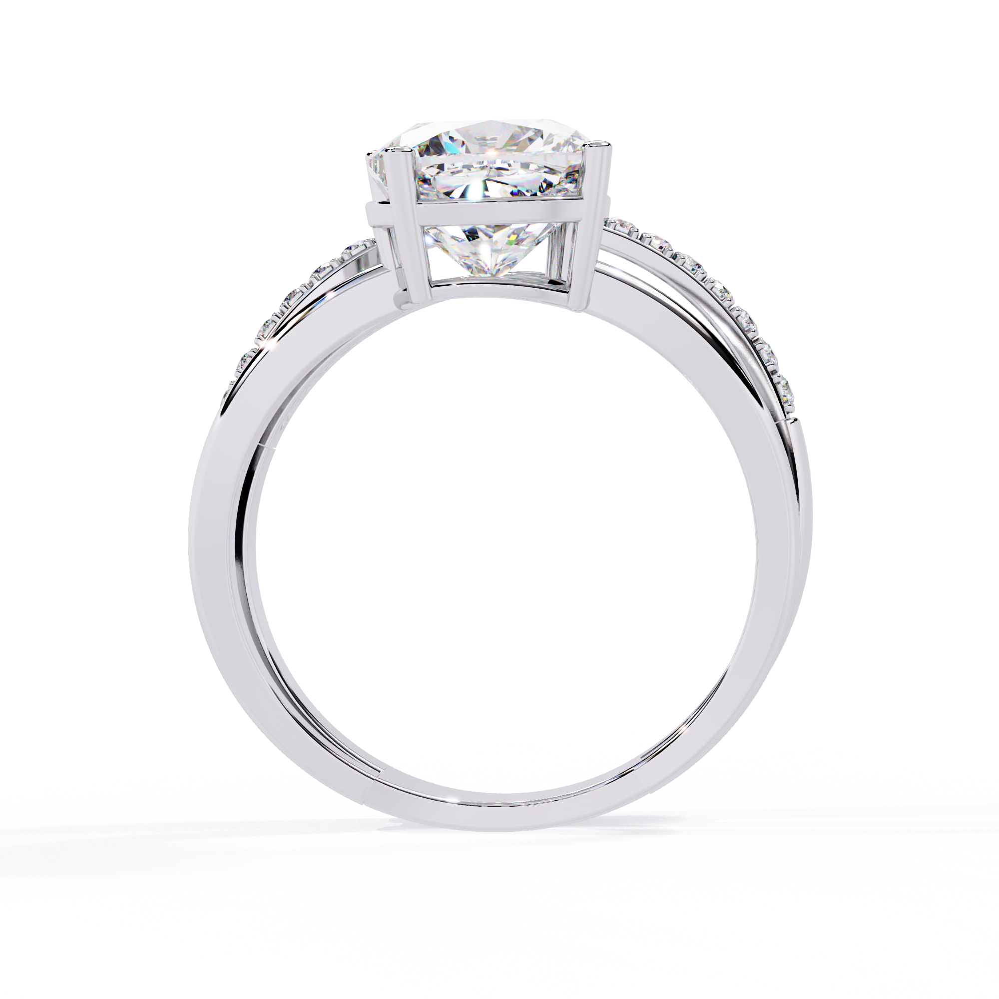 Cushion Glow Diamond Ring