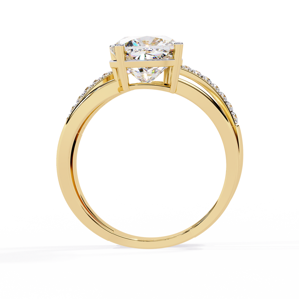 Cushion Glow Diamond Ring