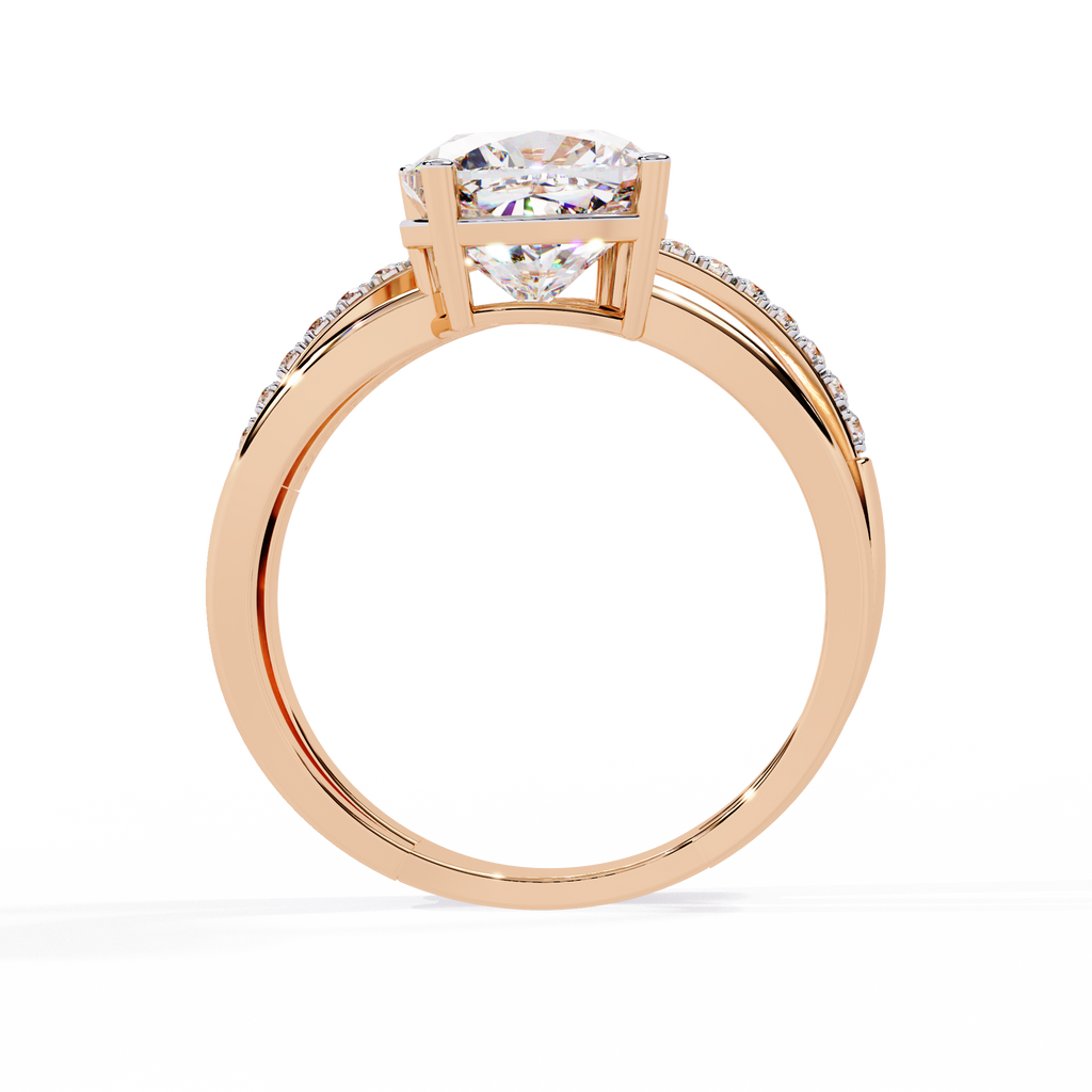 Cushion Glow Diamond Ring