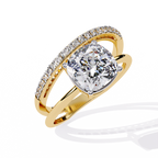 Cushion Glow Diamond Ring