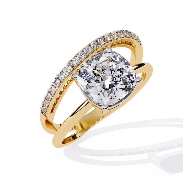 Cushion Glow Diamond Ring