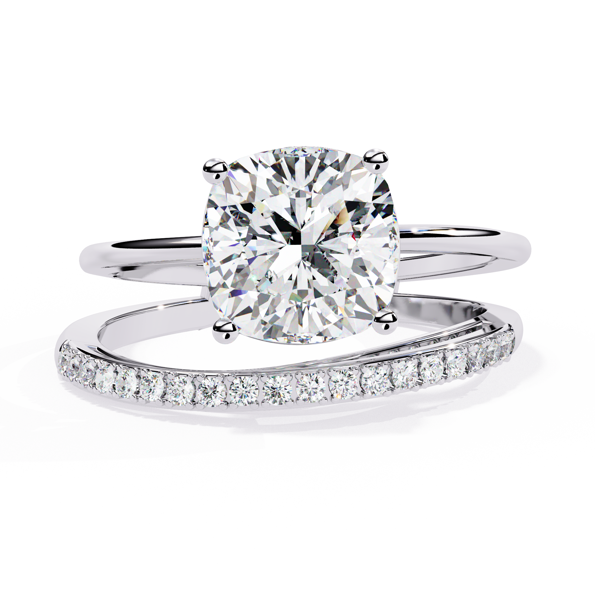 Cushion Glow Diamond Ring