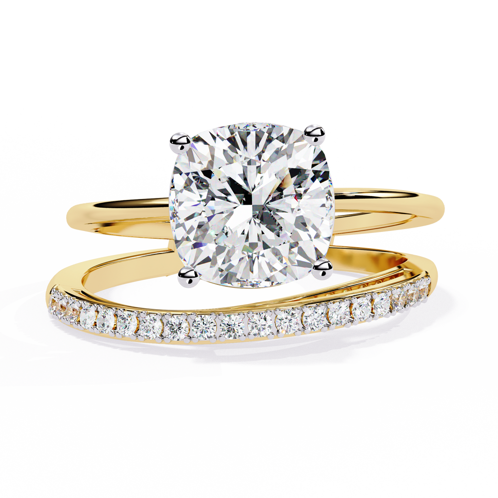 Cushion Glow Diamond Ring