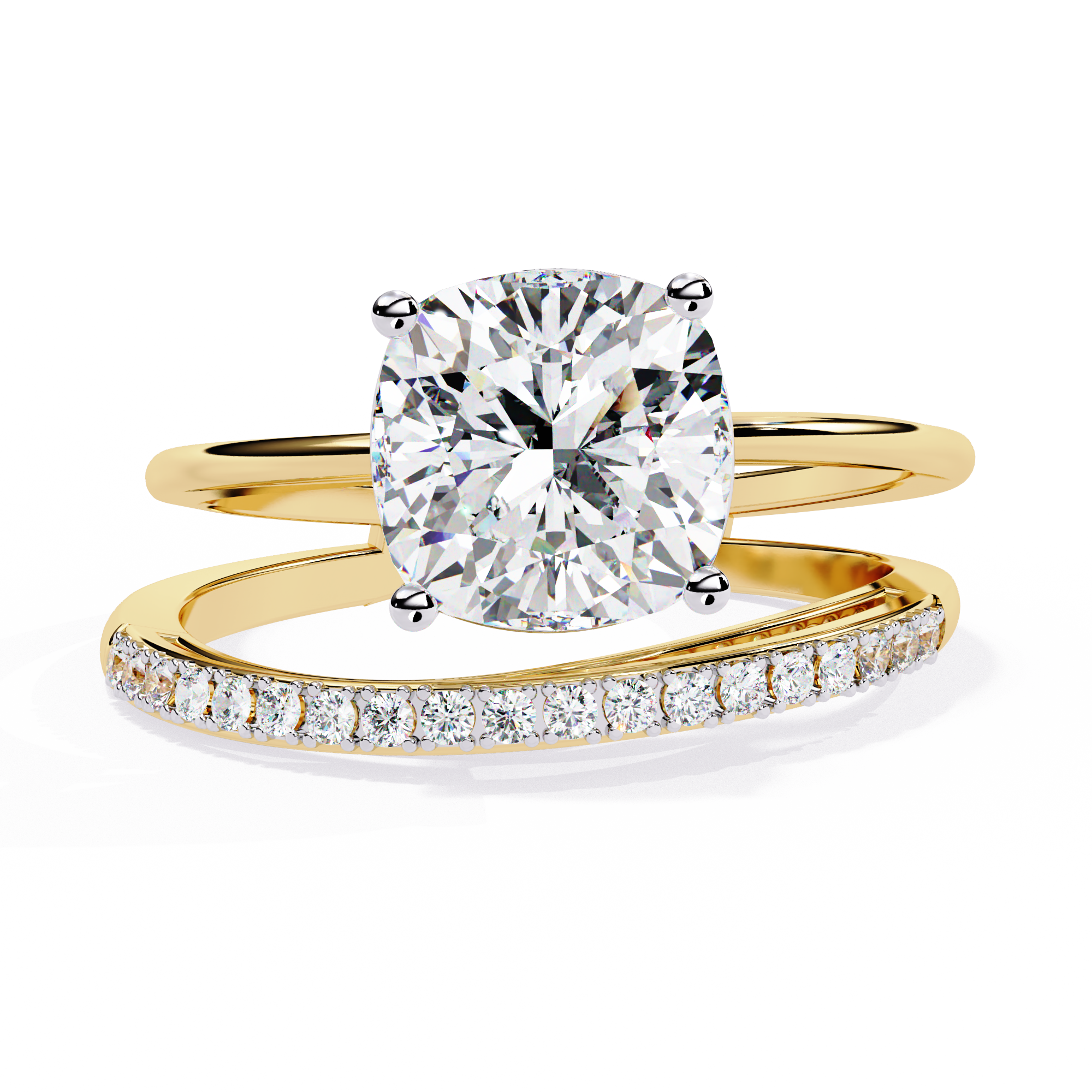 Cushion Glow Diamond Ring