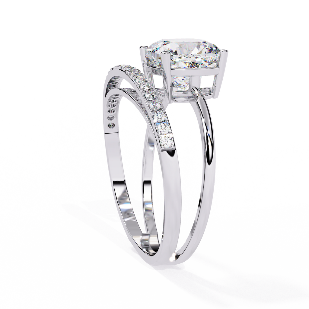 Cushion Glow Diamond Ring