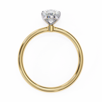 Golden Oval Cut Ring