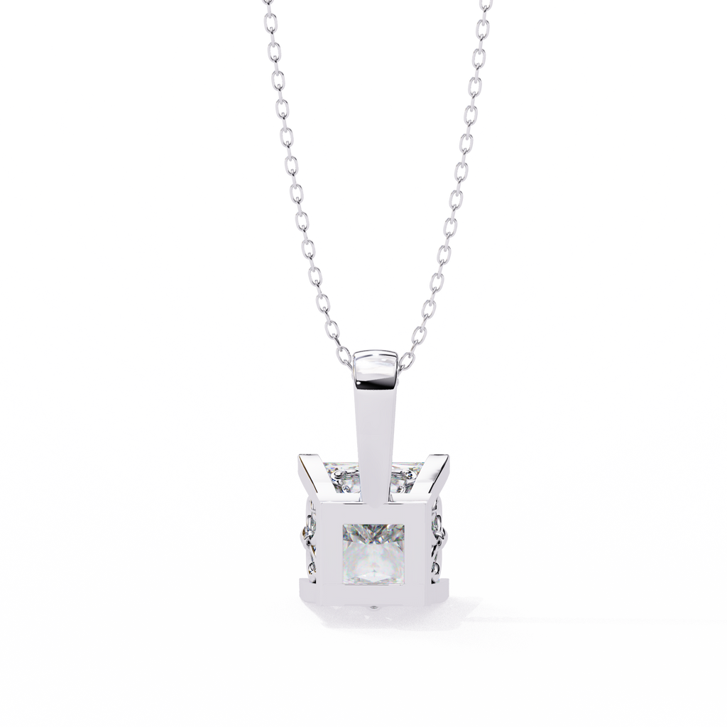 Princess Cut Diamond Pendant