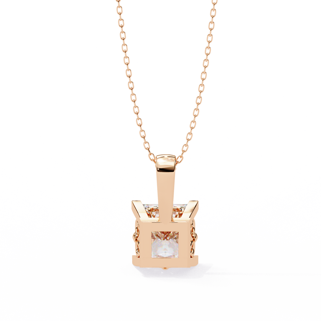 Princess Cut Diamond Pendant