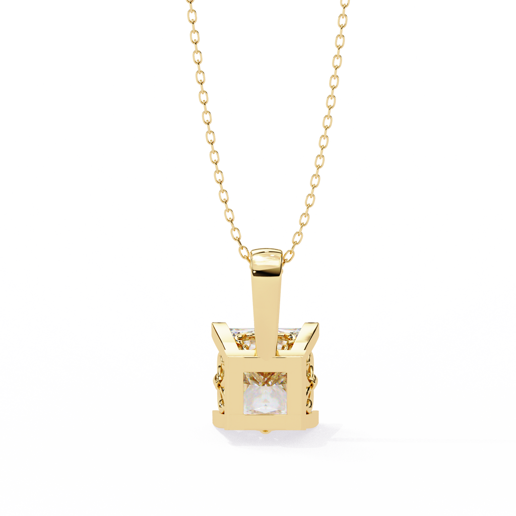 Princess Cut Diamond Pendant