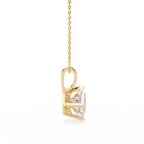 Square Solitaire Pendant