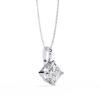 Square Solitaire Pendant