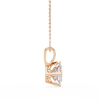 Square Solitaire Pendant
